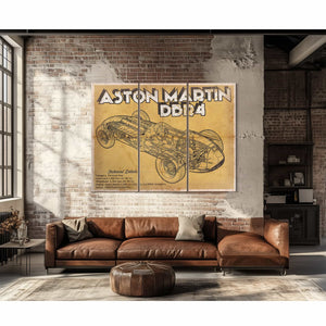 Aston Martin DBR4 Formula One Race Car Print