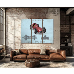 Ferrari 375 Formula One Blueprint Vintage Auto Print