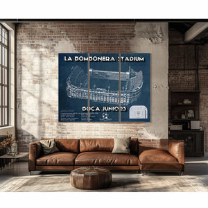 Boca Juniors F.C La Bombonera Stadium Soccer Print 2