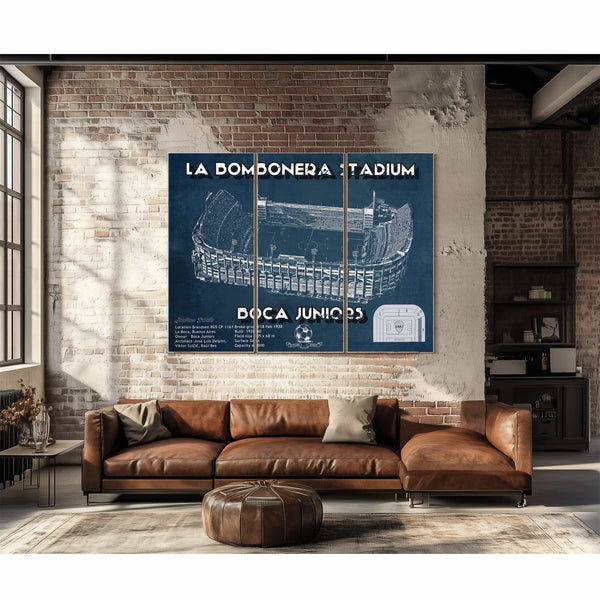 Boca Juniors F.C La Bombonera Stadium Soccer Print 2