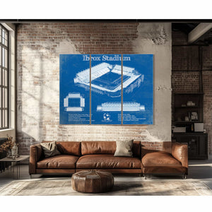 Rangers Football Club Ibrox Stadium Soccer Print