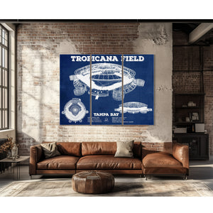 Tampa Bay Rays Tropicana Field Vintage Wall Art