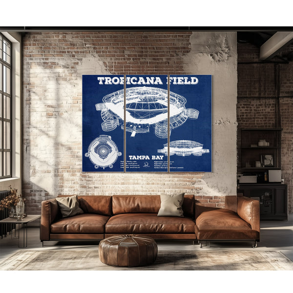 Tampa Bay Rays Tropicana Field Vintage Wall Art