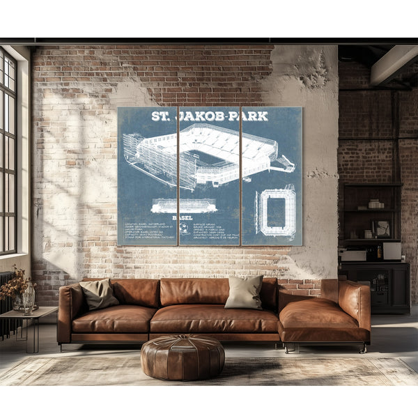 Basel Football Club St. Jakob Park Soccer Print