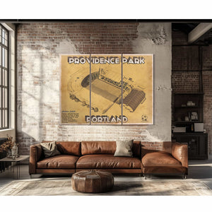 Portland Timbers F.C. - Providence Park Vintage MLS Soccer Print