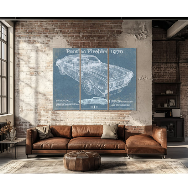 1970 Pontiac Firebird Vintage Auto Print