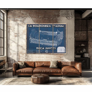 Boca Juniors F.C - La Bombonera Stadium Soccer Print
