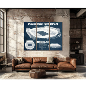 Michigan State Spartans - Spartan Stadium Vintage Football Team Art