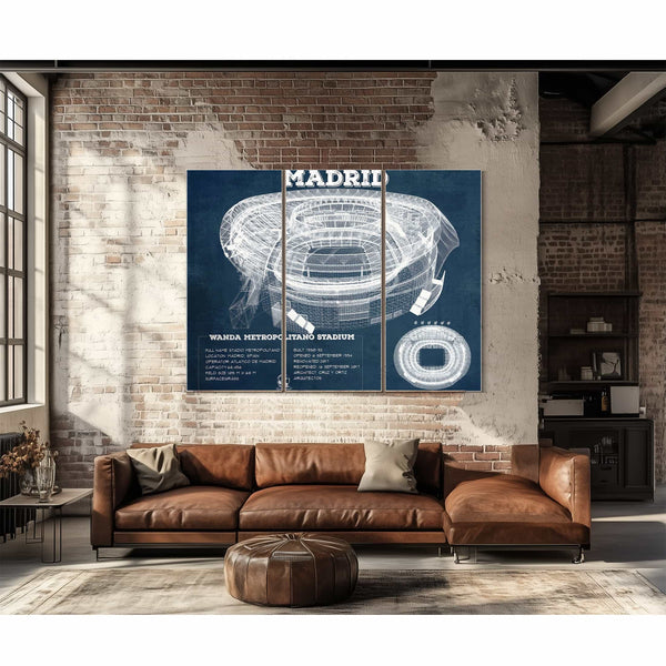Atlético Madrid FC Wanda Metropolitano Stadium Soccer Print