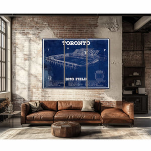 Toronto F.C. - BMO Field Vintage MLS Soccer Print