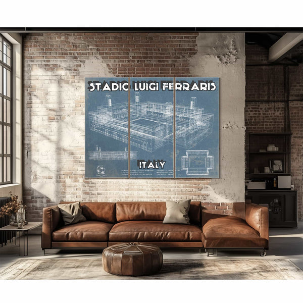Genoa C.F.C. Italy Football Stadio Luigi Ferraris Stadium Soccer Print