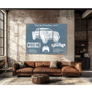 2010 Toyota Tundra Vintage Blueprint Auto Print