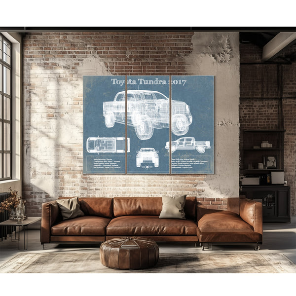 2010 Toyota Tundra Vintage Blueprint Auto Print