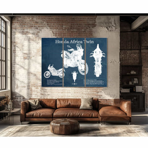 Honda CRF1000L/CRF1100 Africa Twin Motorcycle Patent Print