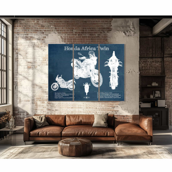 Honda CRF1000L/CRF1100 Africa Twin Motorcycle Patent Print