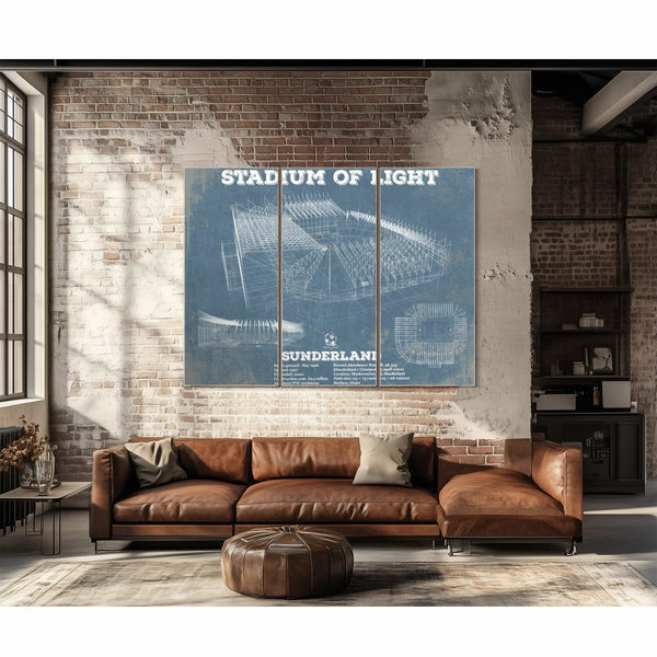 Sunderland AFC Stadium Of Light Soccer Print