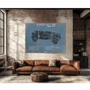 Bentley 4½ Litre Vintage Car Print