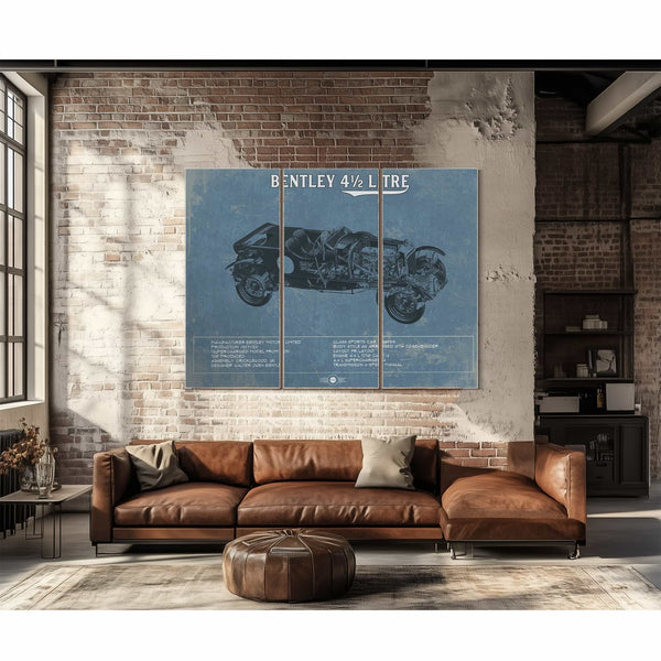 Bentley 4½ Litre Vintage Car Print