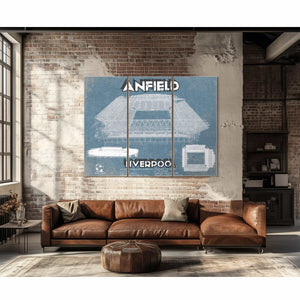 Liverpool F.C - Anfield European Football / Soccer Team Color Print