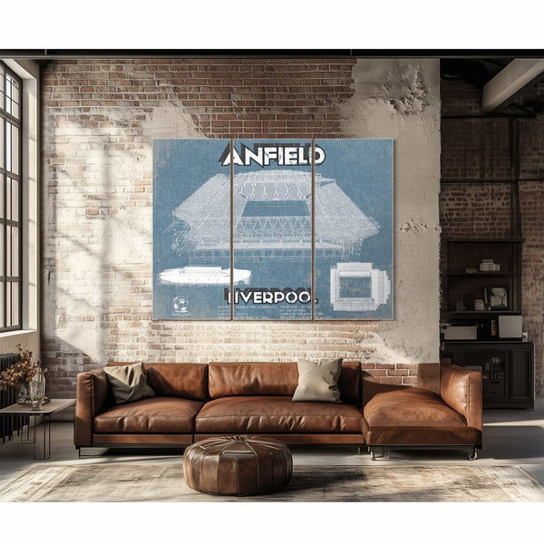Liverpool F.C - Anfield European Football / Soccer Team Color Print