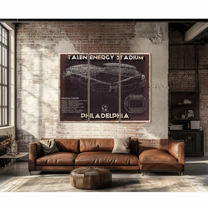 Philadelphia Union F.C. -  Vintage Talen Energy Stadium MLS Soccer Print