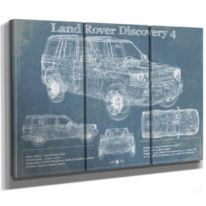 Land Rover Discovery 4 Blueprint Vintage Auto Patent Print