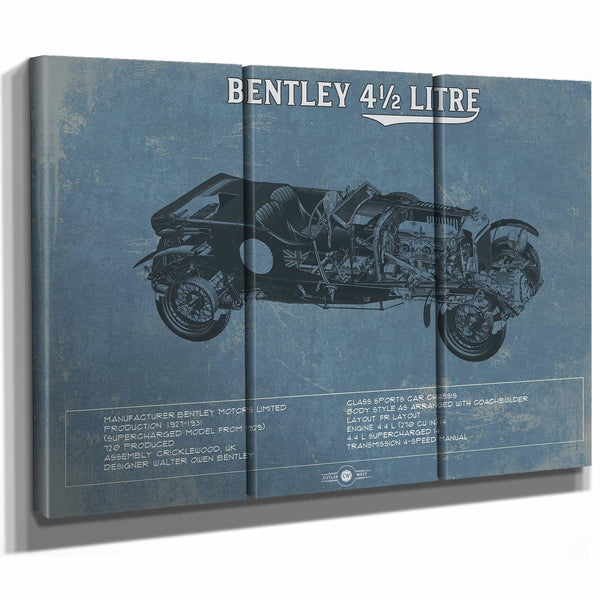 Bentley 4½ Litre Vintage Car Print
