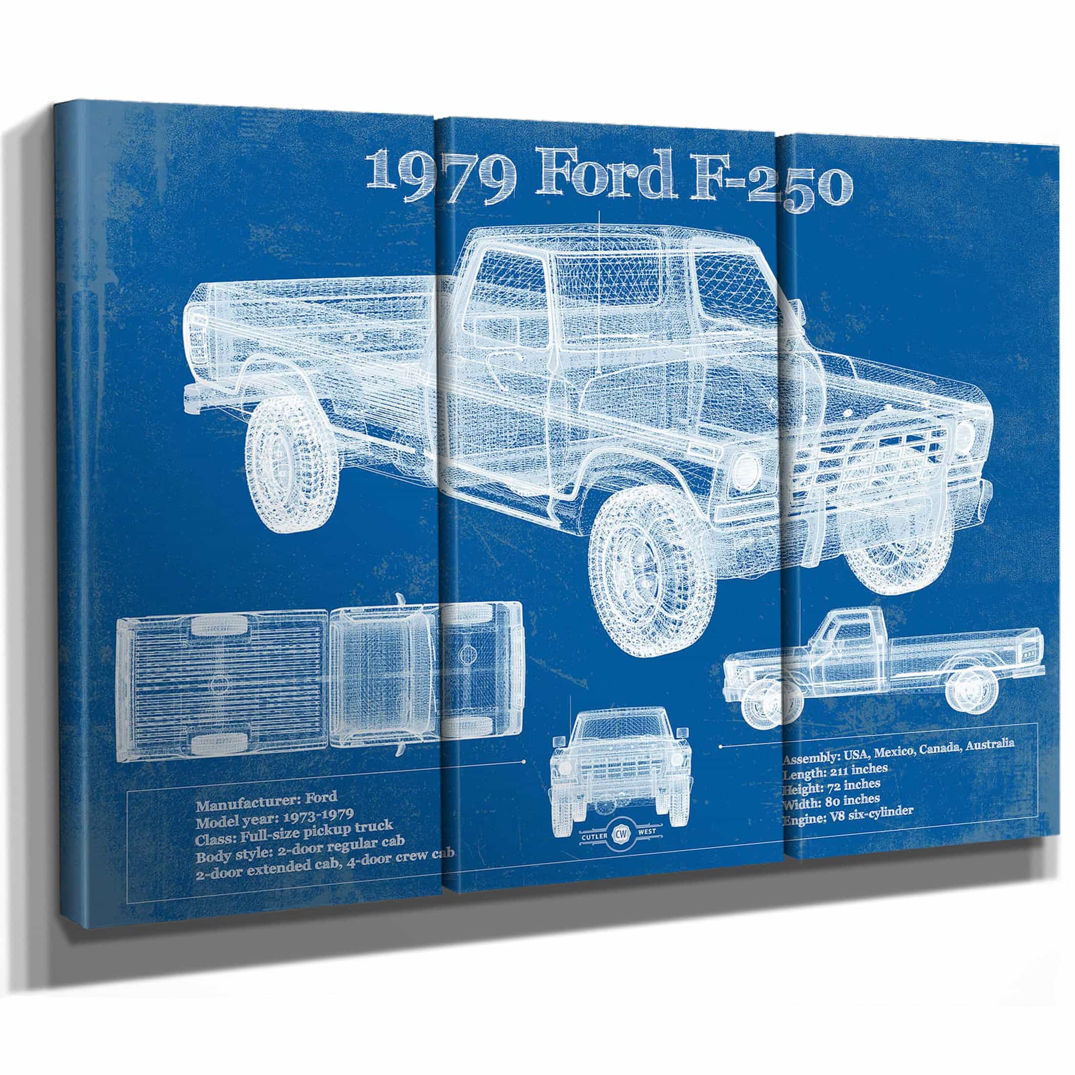 1979 Ford F-250 Wall Art Print | Cutler West