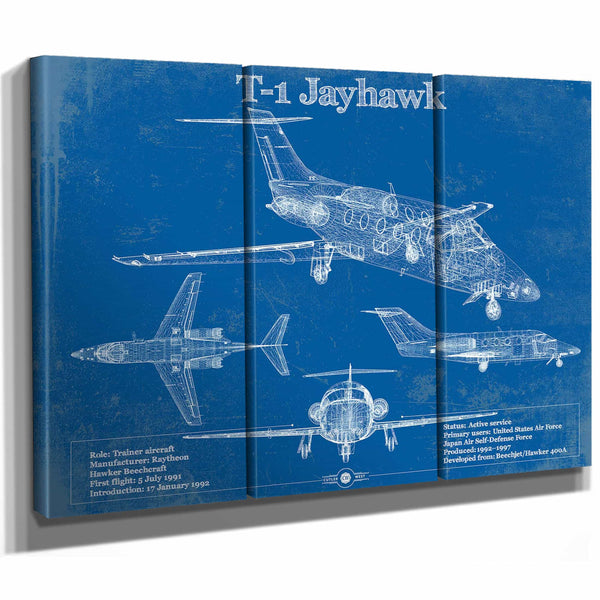 T-1 Jayhawk Vintage Blueprint Coffee Cup
