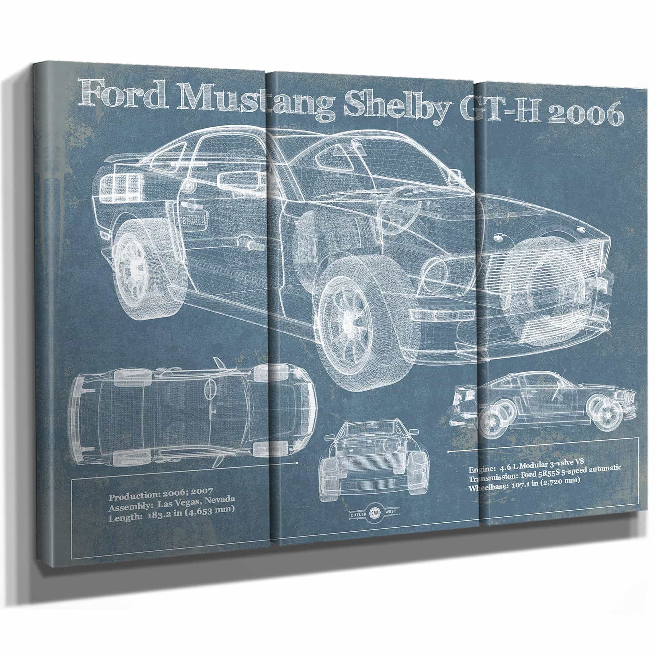 2006 Ford Mustang Shelby GT-H Wall Art Print | Cutler West