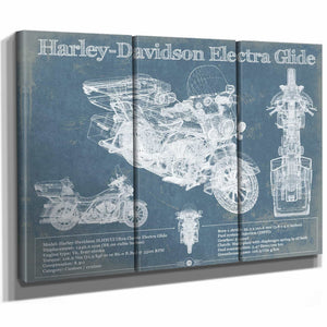 Harley-Davidson FLHTCUI Ultra Classic Electra Glide Vintage Motorcycle Patent Print