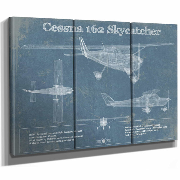 Cessna 162 Skycatcher Original Blueprint Art