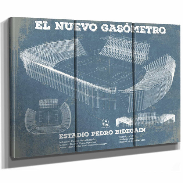 El Nuevo Gasómetro Print Club Atlético San Lorenzo De Almagro Soccer Print