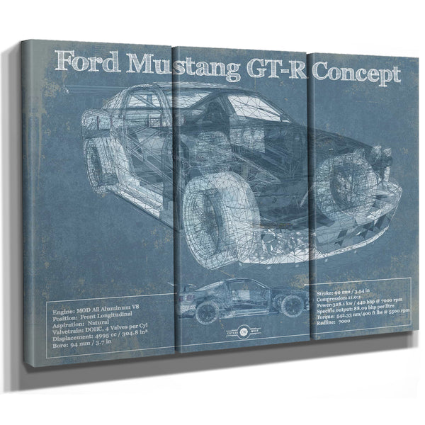 Ford Mustang GT-R Concept Race Car Print
