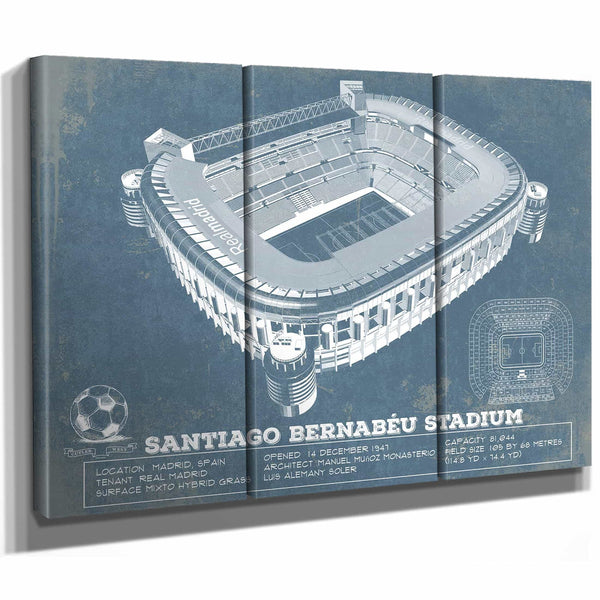 Real Madrid Football Club Santiago Bernabeu Stadium Soccer Print