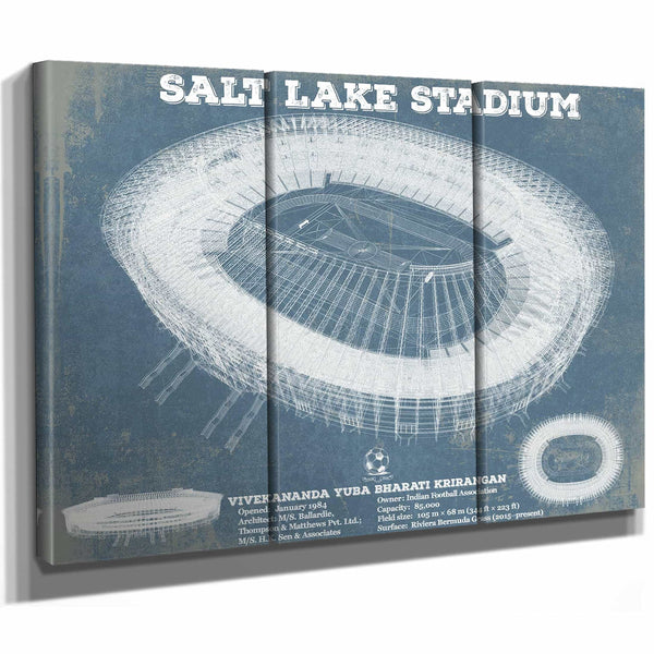 India national football team - Salt Lake Stadium Soccer Print