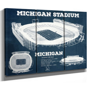 Michigan State Spartans - Spartan Stadium Vintage Football Team Art