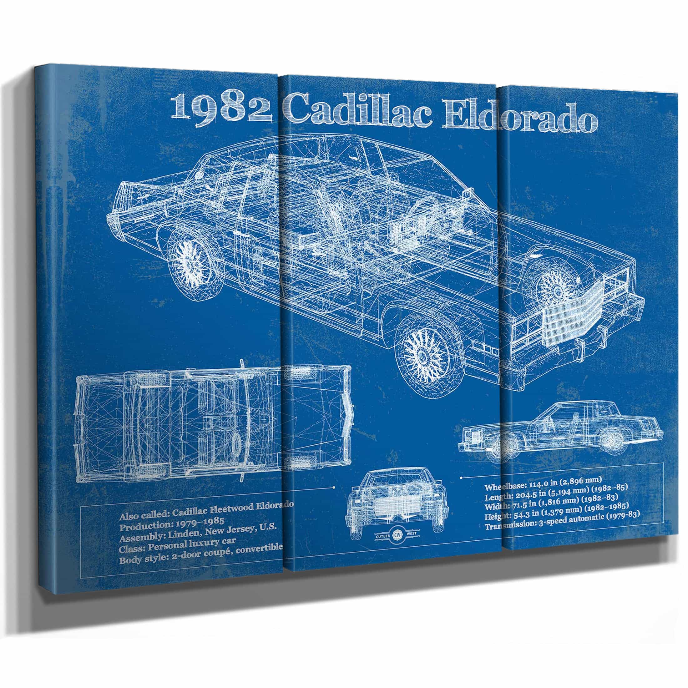 1982 -1983 Cadillac Eldorado Wall Art Print | Cutler West