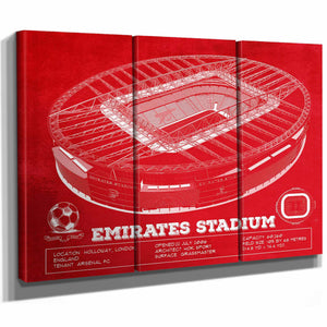 Arsenal Football Club - Emirates Stadium Soccer Print