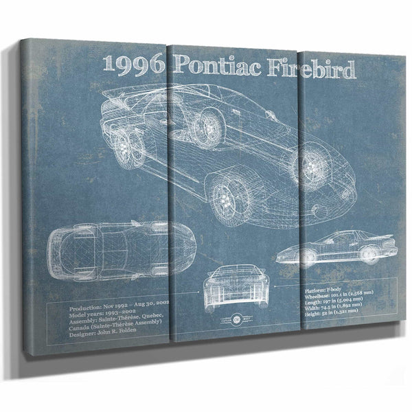 1996 Pontiac Firebird Trans Am Vintage Auto Print