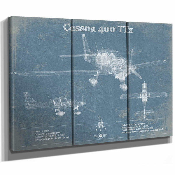 Cessna 400 TTX Original Blueprint Art