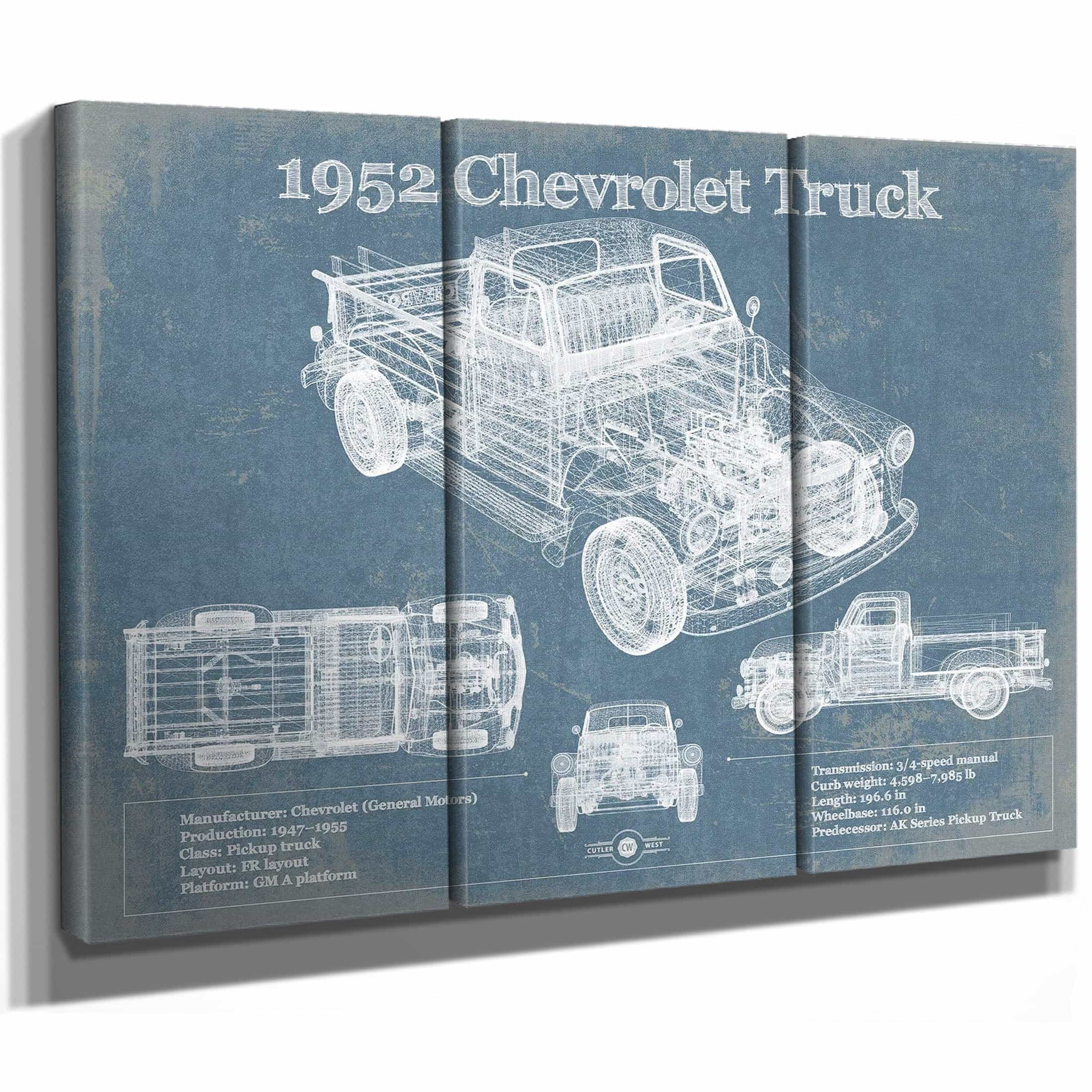 1952 Chevrolet Wall Art Print | Cutler West