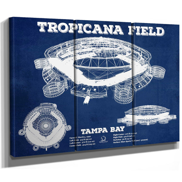 Tampa Bay Rays Tropicana Field Vintage Wall Art