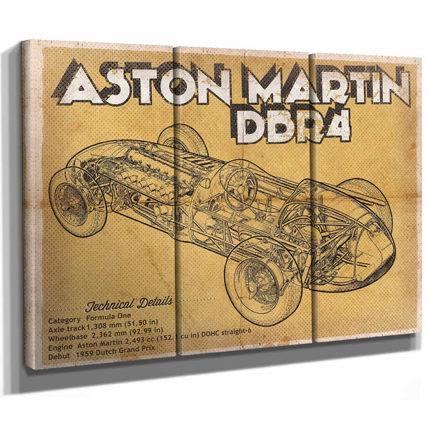 Aston Martin DBR4 Formula One Race Car Print