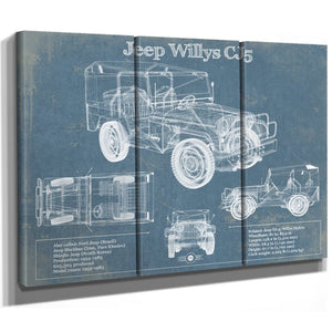 Jeep Willys CJ5 Army Truck Original Patent Print