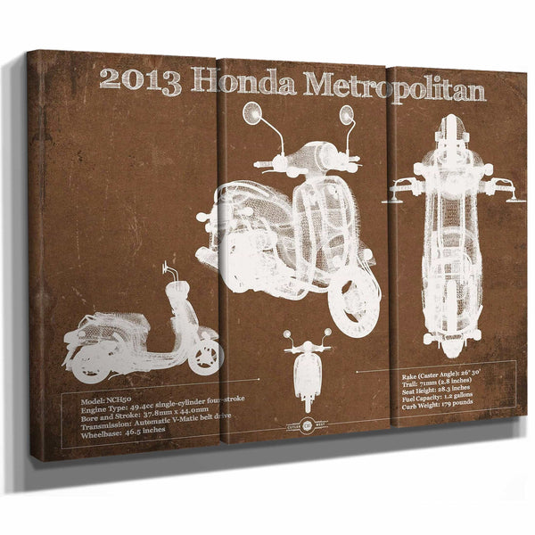 2013 Honda Metropolitan Vintage Blueprint Auto Print