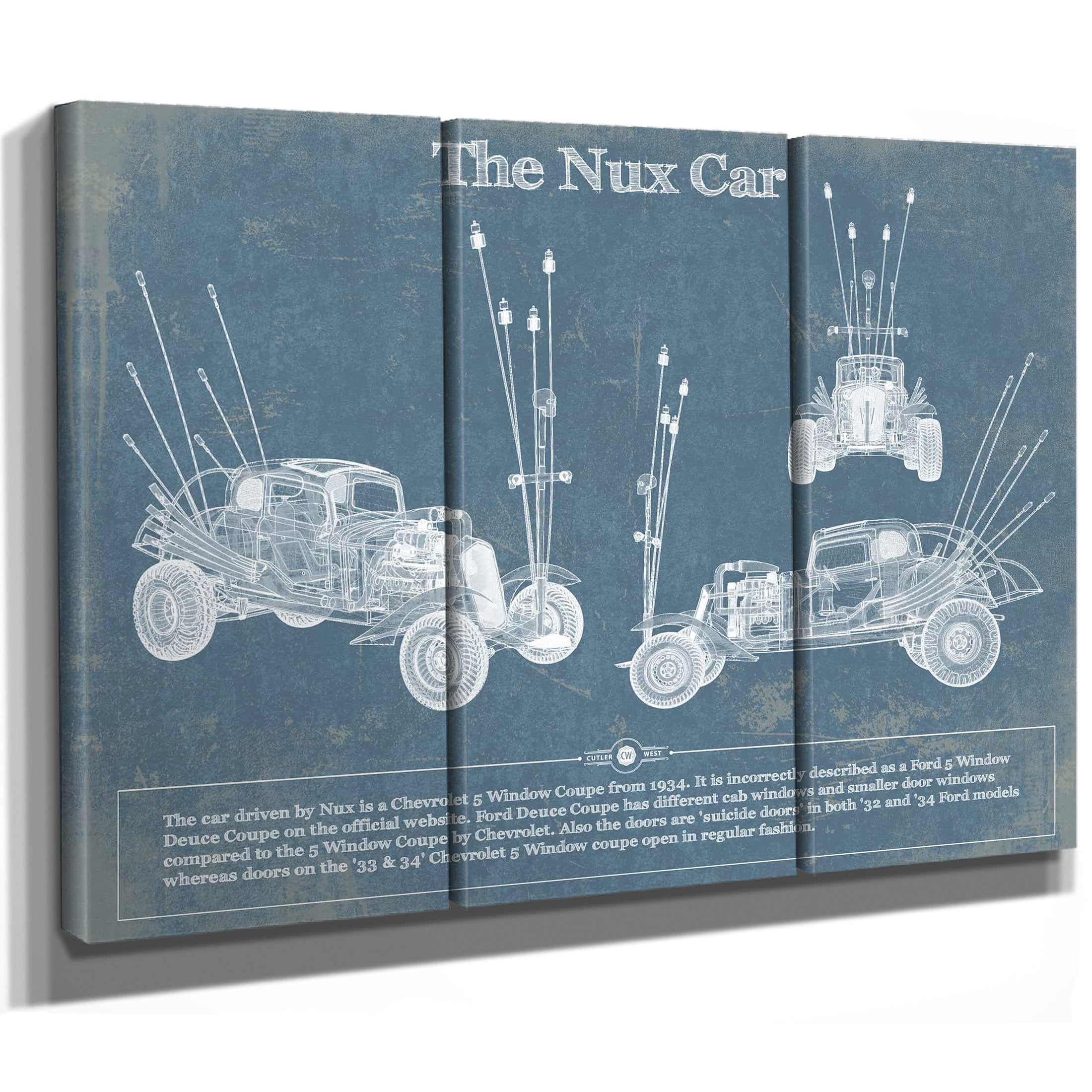 1934 The Nux Car Wall Art Print | Cutler West