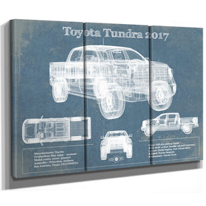 2010 Toyota Tundra Vintage Blueprint Auto Print