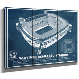 Real Madrid Football Club - Santiago Bernabeu Stadium Soccer Print