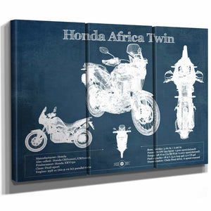 Honda CRF1000L/CRF1100 Africa Twin Motorcycle Patent Print